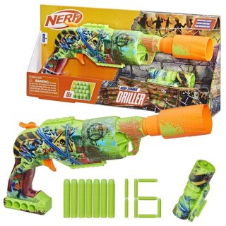 Hasbro Pistolet NERF Zombie Driller i celownik + 16x pianowe naboje ZA6190