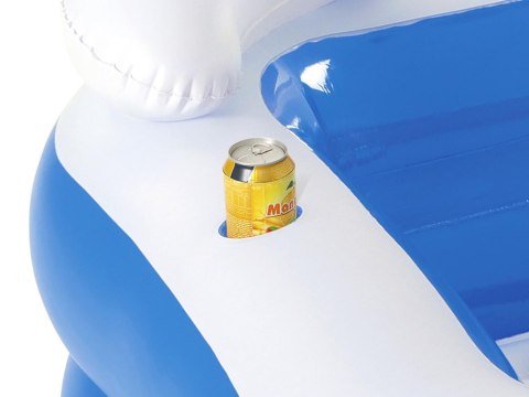 Bestway Dmuchany basen - oparcie i miejsce na napoje 213x206x69cm 54153