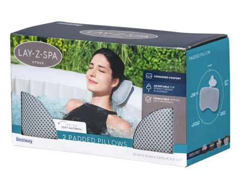 Bestway Poduszka zagłówek do LAY-Z-SPA 2 szt 60316
