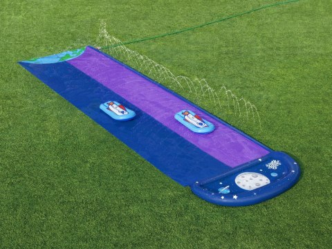 Bestway Podwójny ślizg wodny KOSMOS Długi - 4,88m + 2x ponton RAKIETA 52642