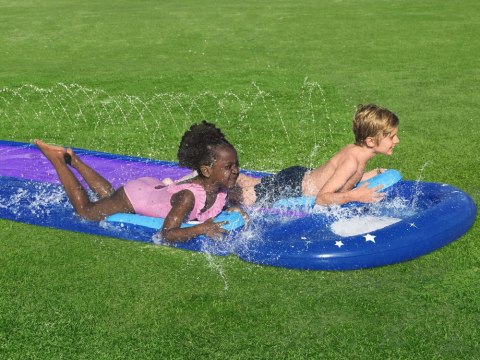 Bestway Podwójny ślizg wodny KOSMOS Długi - 4,88m + 2x ponton RAKIETA 52642