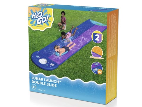 Bestway Podwójny ślizg wodny KOSMOS Długi - 4,88m + 2x ponton RAKIETA 52642