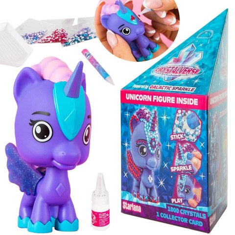 Crystalverse Konik JEDNOROŻEC - haft diamentowy DIY 3 modele ZA6181