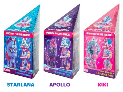 Crystalverse Konik JEDNOROŻEC - haft diamentowy DIY 3 modele ZA6181