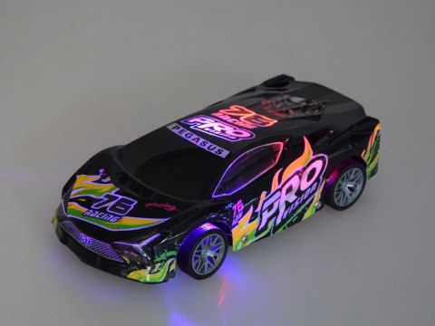 Sportowe auto sterowane na pilota podświetlane nadwozie 1:18 RC0754 ZI