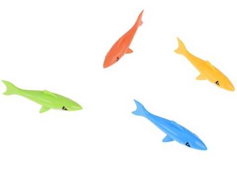 Zestaw 4 kolorowe REKINY do nauki nurkowania dla dzieci SP0834