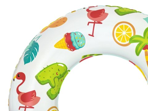 Bestway Dmuchane koło do pływania 61cm zielone OWOCE do 60kg 36014 A