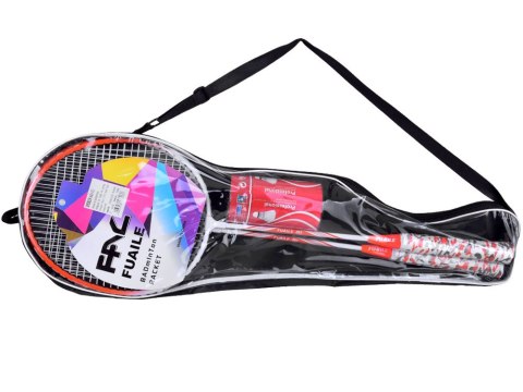 Kompletny zestaw do gry w Badminton Paletki + 2 x lotki etui SP0819