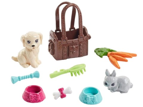 Mattel Barbie ze zwierzątkami lalka zestaw z akcesoriami ZA6706