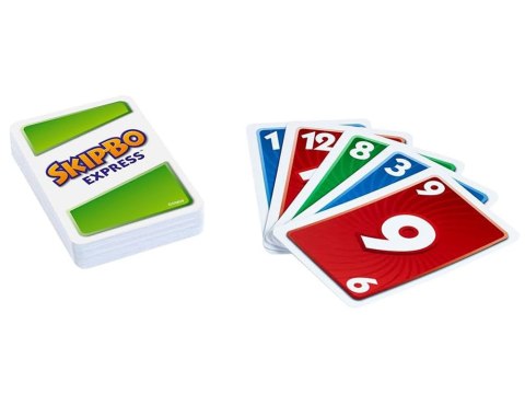 Mattel Gra karciana Skip-Bo Express - szybka, strategiczna GR0915