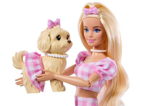 Mattel Lalka Barbie Twining Looks - na spacerze z pieskiem ZA6701