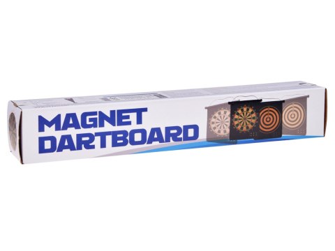 Duża Tarcza Magnetyczna DartBoard Dwustronna 6 Rzutek Lotki GR0865