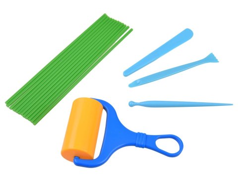 Kreatywny Zestaw DIY do Robienia Kwiatów Masa Plastyczna Wazon 28 el ZA6414