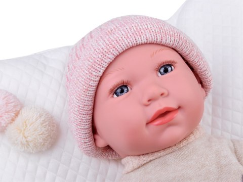 Lalka BOBAS 48 cm Interaktywna płacze gaworzy pachnie + kocyk ZA6577