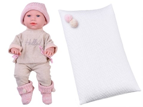 Lalka BOBAS 48 cm Interaktywna płacze gaworzy pachnie + kocyk ZA6577