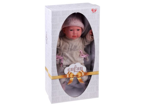 Lalka BOBAS 48 cm Interaktywna płacze gaworzy pachnie + kocyk ZA6577