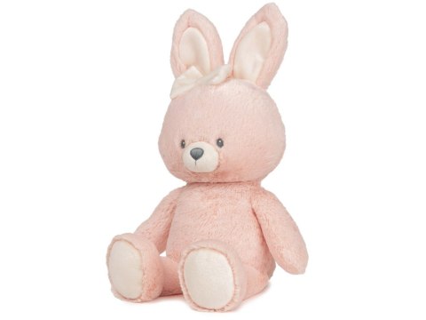 Maskotka KRÓLIK pluszowy 40cm - mięciutki, pudroworóżowy ZA6718