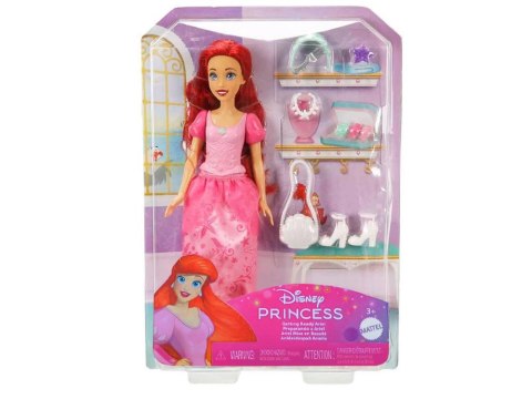 Mattel Disney Princess Lalka księżniczka Syrenka Ariel + akcesoria ZA6723