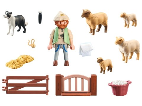 Playmobil Klocki 22-ele Country Gospodarstwo pasterz + zwierzątka ZA6715