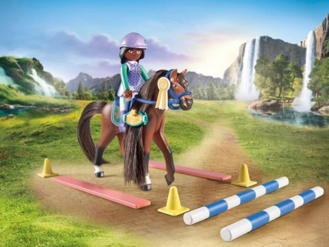 Playmobil Klocki 67-ele. Horses Of Waterfall Zoe i koń Blaze ZA6713