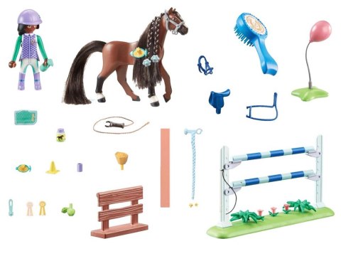 Playmobil Klocki 67-ele. Horses Of Waterfall Zoe i koń Blaze ZA6713