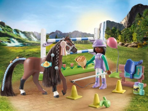 Playmobil Klocki 67-ele. Horses Of Waterfall Zoe i koń Blaze ZA6713