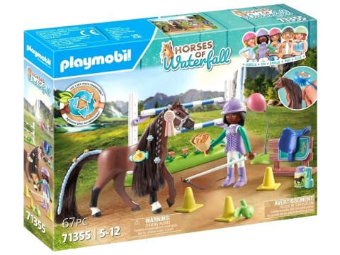 Playmobil Klocki 67-ele. Horses Of Waterfall Zoe i koń Blaze ZA6713