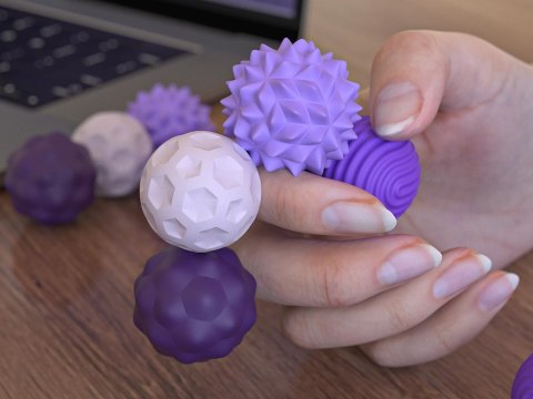 Magnetyczne Piłeczki Antystresowe Zabawki Sensoryczne Fidget ZA6618