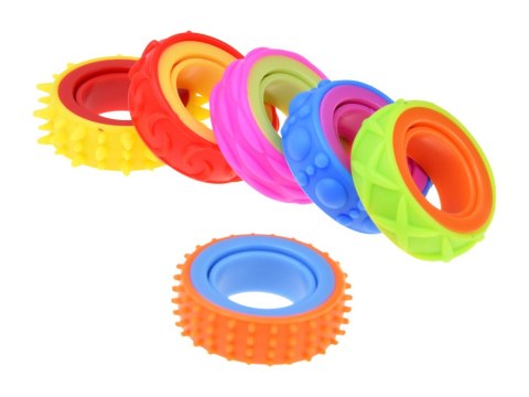 Pierścienie Sensoryczne Obrotowe Fidget Zabawka Antystresowa 6 szt. ZA6619