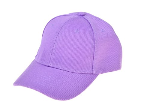 Czapka z daszkiem do ozdabiania LAWENDOWA + diamentowe naklejki DIY ZA6338