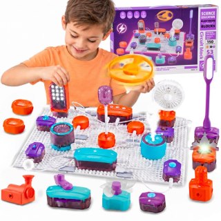 MAŁY ELEKTRONIK - rozbudowany zestaw edukacyjny do 151 eksperymentów ZA6310