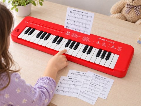 Keyboard interaktywne organy dla dzieci 37-klawiszy + mikrofon IN0190