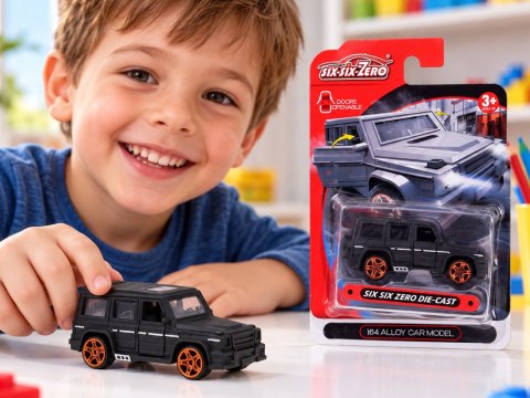 Metalowe auto terenowe RESORAK skala 1:64 z otwieranymi drzwiami ZA6615 CY