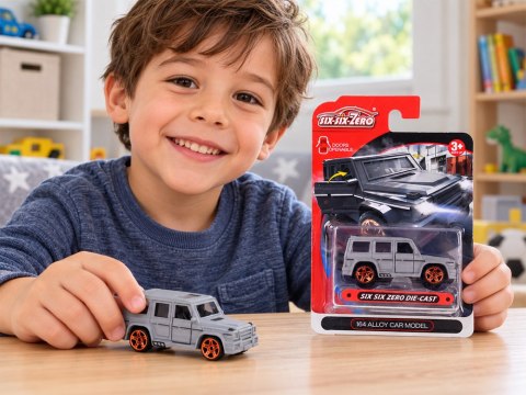Metalowe auto terenowe RESORAK skala 1:64 z otwieranymi drzwiami ZA6615 SZ