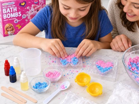 Zestaw do robienia kul kąpielowych DIY WARSZTAT - pachnące, musujące ZA6557