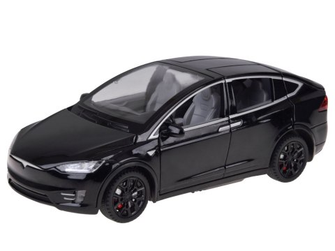 Autko Tesla Model X RC 1:22 metalowy samochód na pilota LED dym RC0772