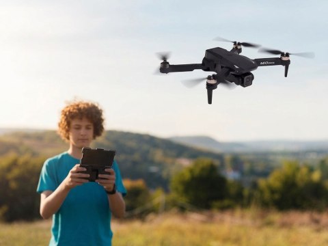 Dron z kamerą i ekranem zdalnie sterowany, składany, zdjęcia i filmy RC0768