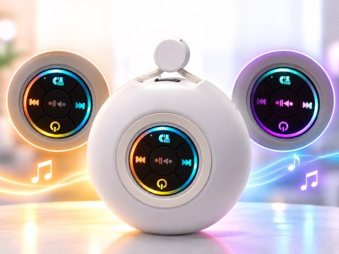 Głośnik Bluetooth bezprzewodowy, wiszący, przenośny, podświetlany IN0195