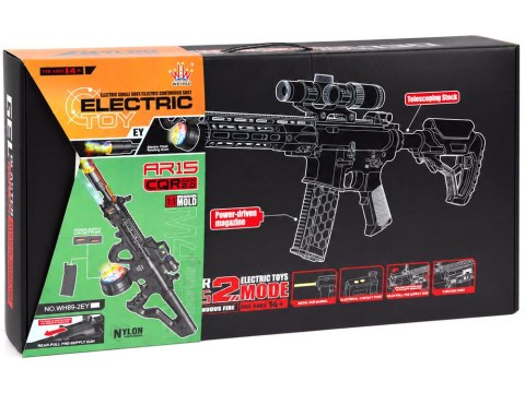 Karabin elektryczny na kulki żelowe - 2 tryby działania, ok. 82cm ZA6265