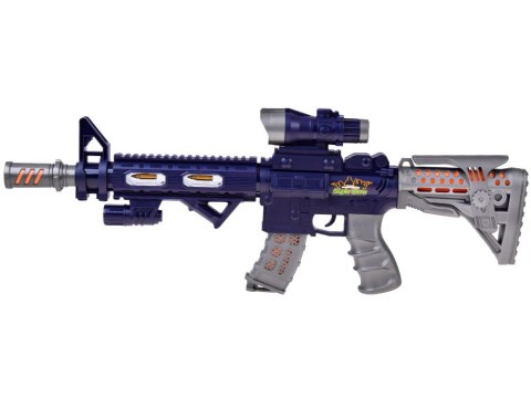 Karabin zabawkowy M416 światło dźwięk wibracje ZA6214