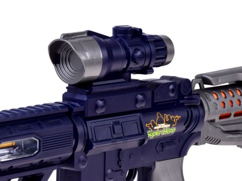 Karabin zabawkowy M416 światło dźwięk wibracje ZA6214