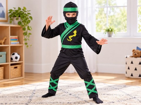 Kostium NINJA - przebranie na bal karnawałowy i Halloween Strój r. M ZA6296