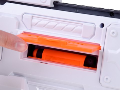 Pistolet 2w1 na piankowe naboje 24szt. - tryb elektryczny i manualny ZA6255