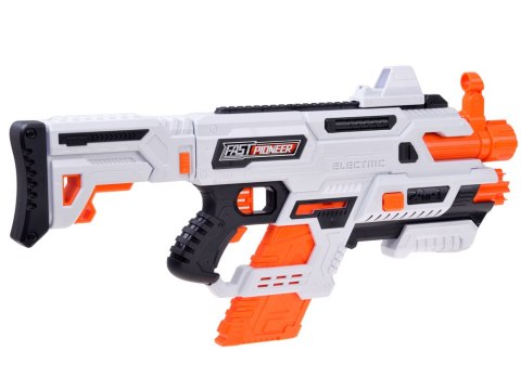 Pistolet 2w1 na piankowe naboje 24szt. - tryb elektryczny i manualny ZA6255