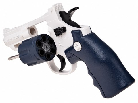 Pistolet REWOLWER zabawkowy, obrotowy + naboje piankowe ZA6411