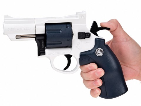 Pistolet REWOLWER zabawkowy, obrotowy + naboje piankowe ZA6411