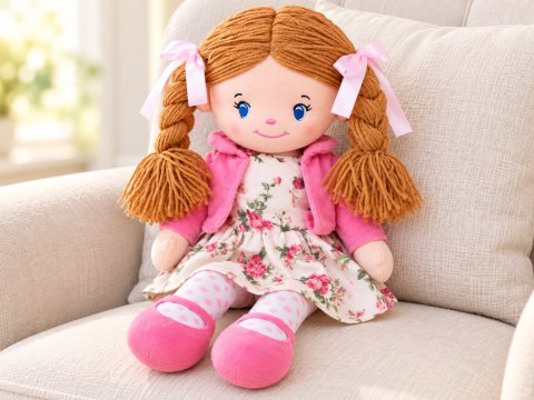 Duża lalka HANIA szmaciana materiałowa szmacianka 40cm ZA6279