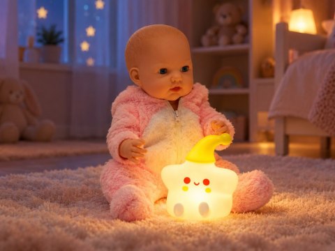 Interaktywna lalka BOBAS 40cm Pije, siusia + akcesoria z funkcjami ZA6311