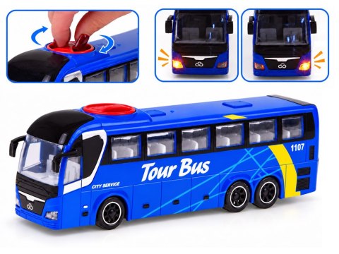 Interaktywny AUTOKAR - otwierany autobus z światłem i dźwiękiem 1:16 ZA6388