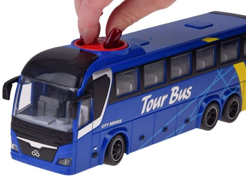 Interaktywny AUTOKAR - otwierany autobus z światłem i dźwiękiem 1:16 ZA6388